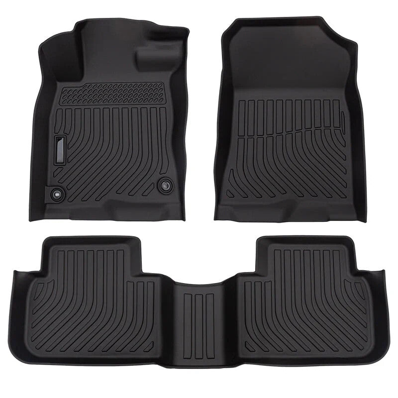 Tappetini 3D per auto, set interni, colore nero