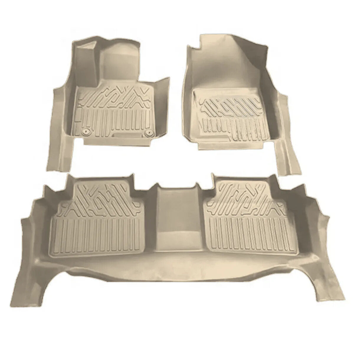Tappetini 3D per pick-up, set interni, colore beige