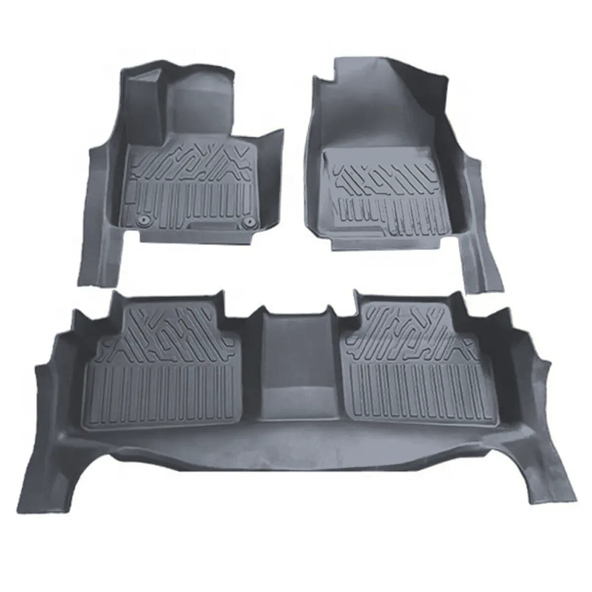Tappetini 3D per pick-up, set interni, colore grigio