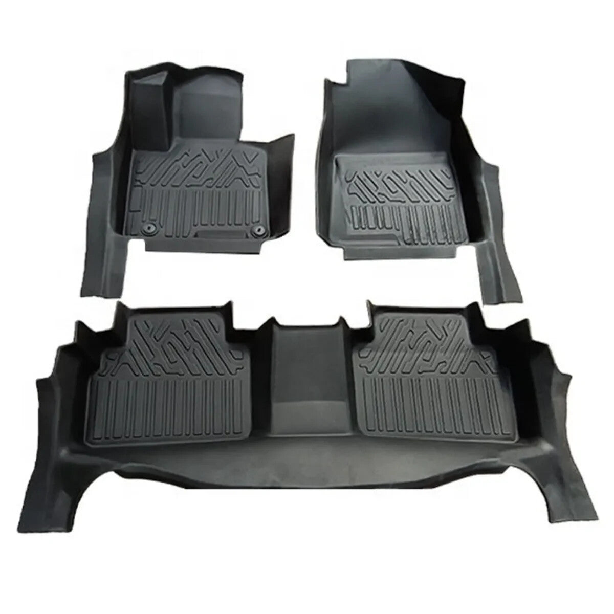 Tappetini 3D per pick-up, set interni, colore nero